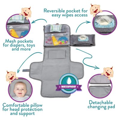 Kopi Baby Portable Diaper Changing Pad - Image 5