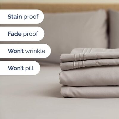 Comfy Breathable & Cooling Bed Sheets Set - Image 2